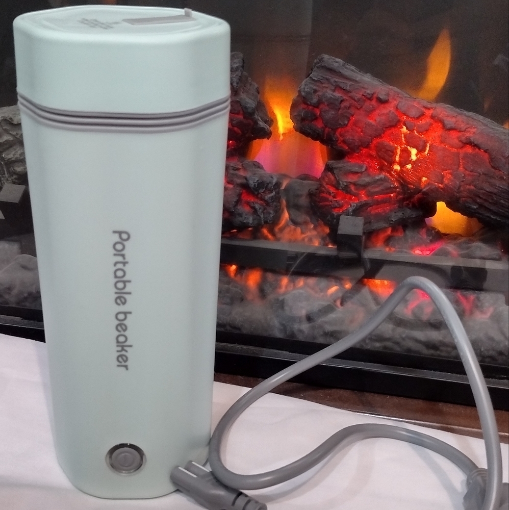 Portable electric kettle.